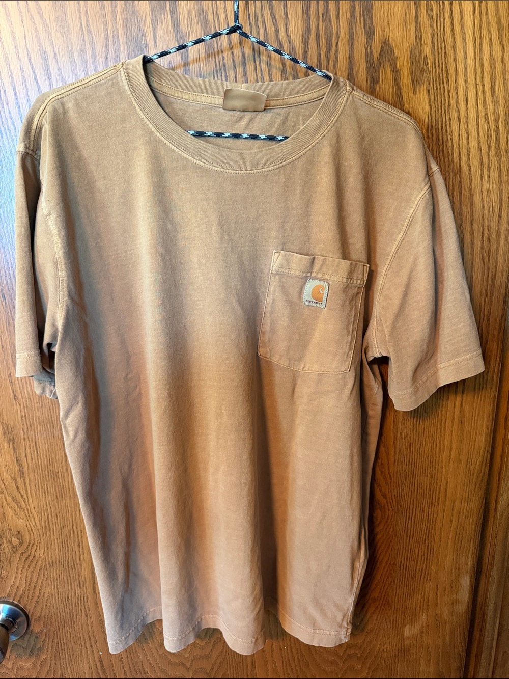 Carhartt Men’s Tan Work Pocket Short-Sleeve Tee